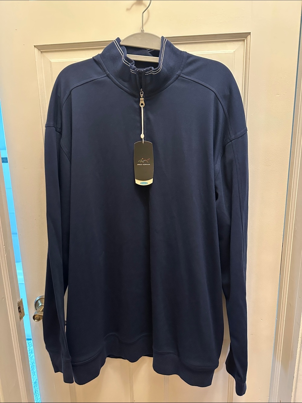 Greg Norman Collection Navy Quarter-Zip Pullover